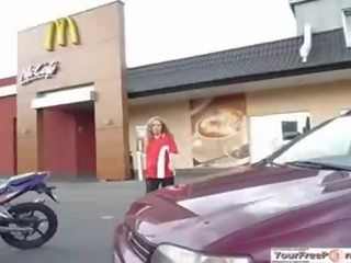 Couple Fucks Right out doors McDonalds