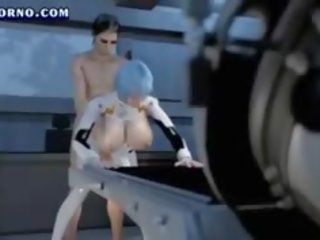 Animated Doll With Huge Tits Gets Anal sex clip
