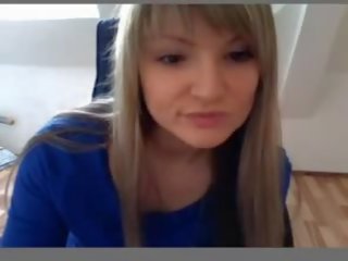 Jerman cantik remaja di kamera web bagian saya
