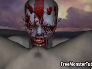 Foxy 3D Zombie enchantress Getting Licked And Fucked Hard