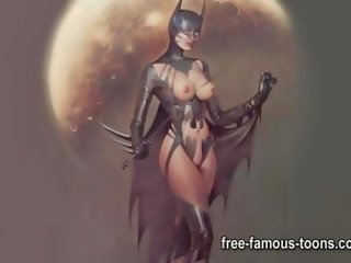 Donker knight batman en catwoman xxx parodie